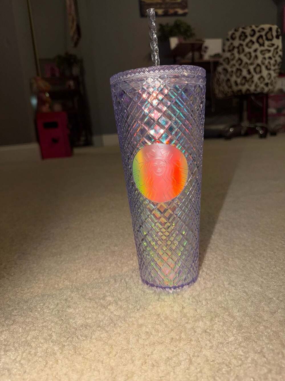 Starbucks 24oz Iridescent Studded Cold Cup Tumbler